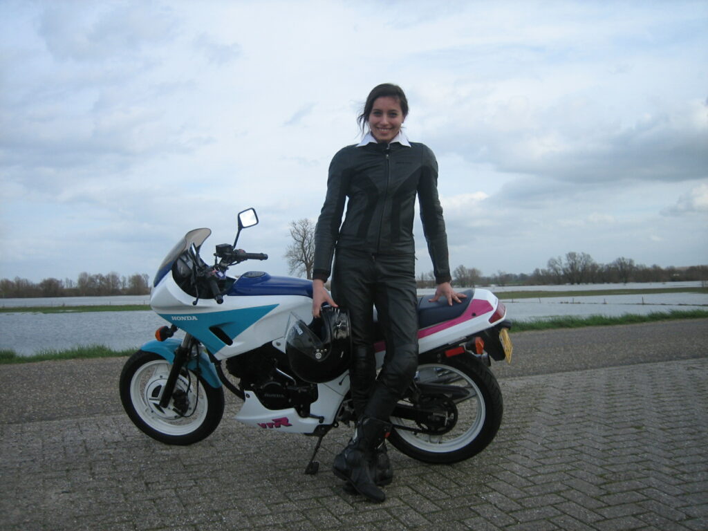 My very first bike: a Honda VTR250 from '87!